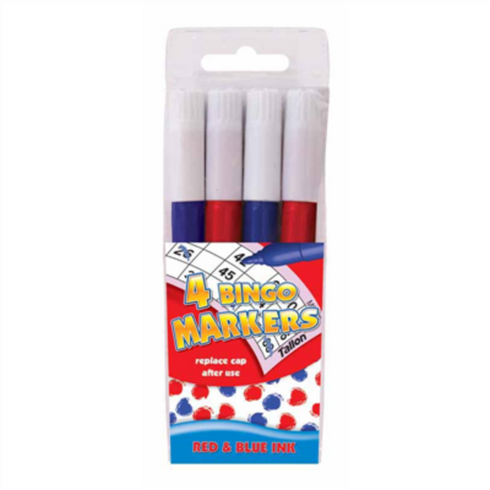 4 Bingo Markers