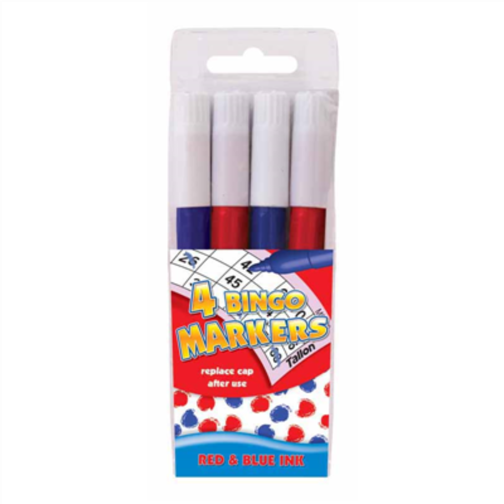 4 Bingo Markers