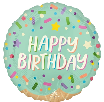 Anagram Ice Cream Party 18" Foil Balloon