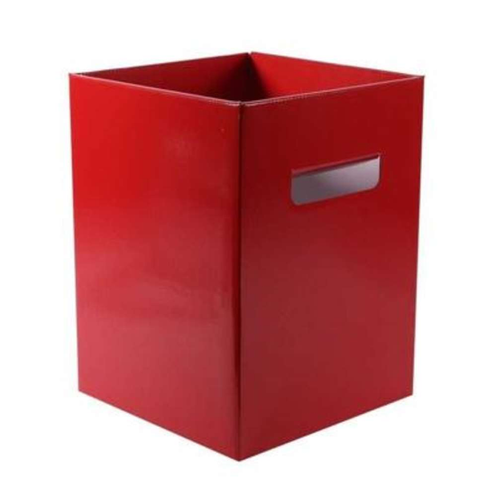 Pearlised Red Flower Box 18x24cm 10pk