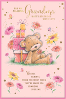 Simon Elvin 6 Pack Cards C75 Birthday Grandma