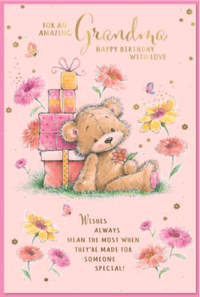 Simon Elvin 6 Pack Cards C75 Birthday Grandma