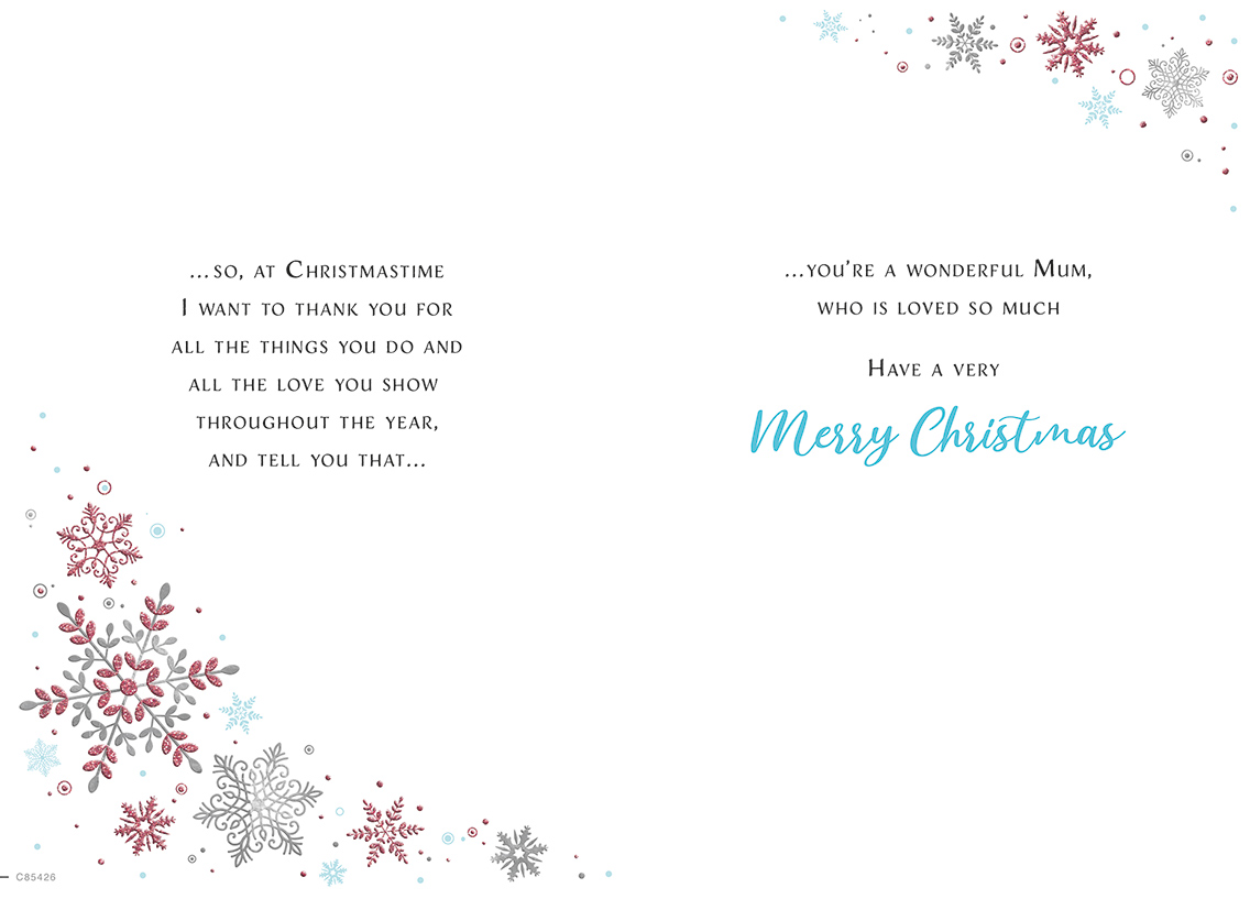 Regal 6 Pack C75 Cards Christmas Mum