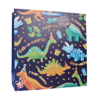 Tiger Feet Gift Bag Dinosaur Giant 6pk