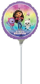 Anagram Gabby's Dollhouse 9" Air Fill Foil Balloon