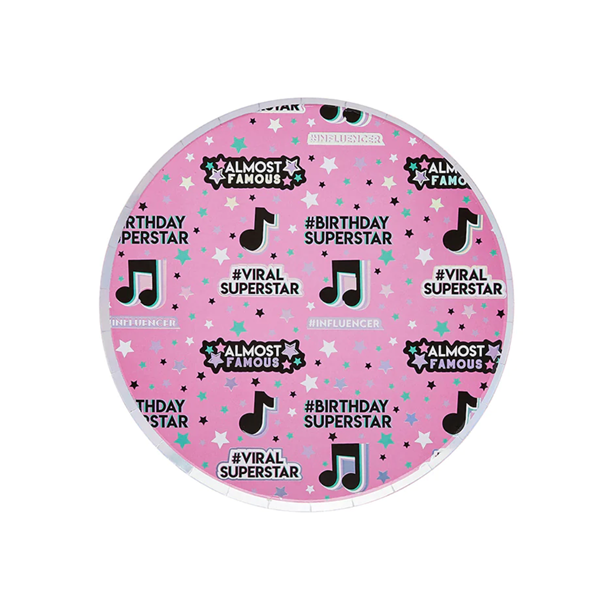 Club Green 8 Pack Plates Let's Dance 23cm