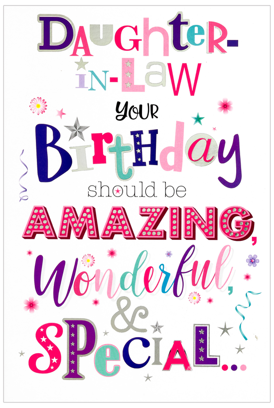 Simon Elvin C50 Birthday Daughter-In-Law 6pk