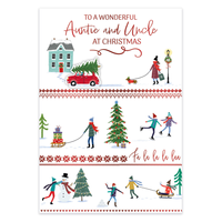 Prelude 6 Pack Cards Christmas C50 Auntie & Uncle