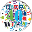 Small Badges Birthday Age 40