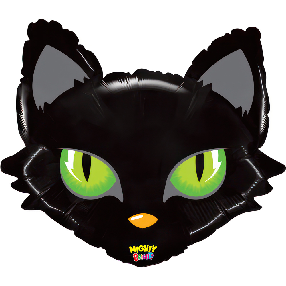 Mighty Cat Head 28" Foil Balloon