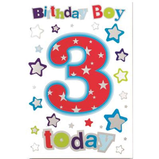 Simon Elvin C50 Birthday Age 3 6pk