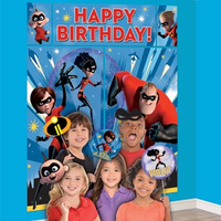 The Incredibles Scene Setter & Photo Props 17pce
