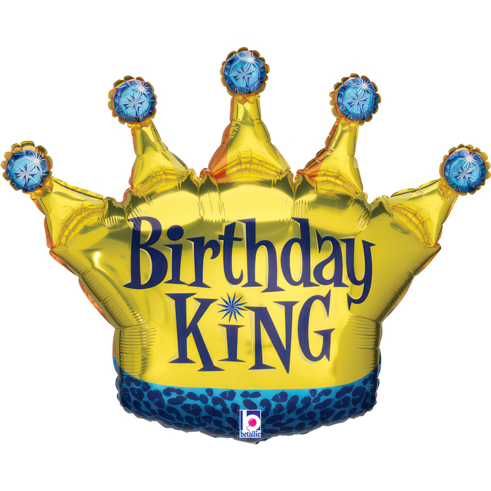 Grabo Foil Balloon Birthday King 30"