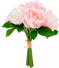 Eleganza Peony Bouquet Light Pink 36cm (10 Heads)