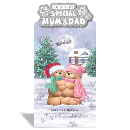 Prelude 6 Pack Cards C55 Christmas Mum & Dad Cute