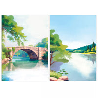 Poppyhill 12-pack blank greeting cards with C50 size, featuring simple, elegant white card stock for personalized messages.