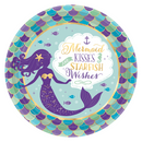 Amscan 8 Pack Plates Mermaid Party 23cm
