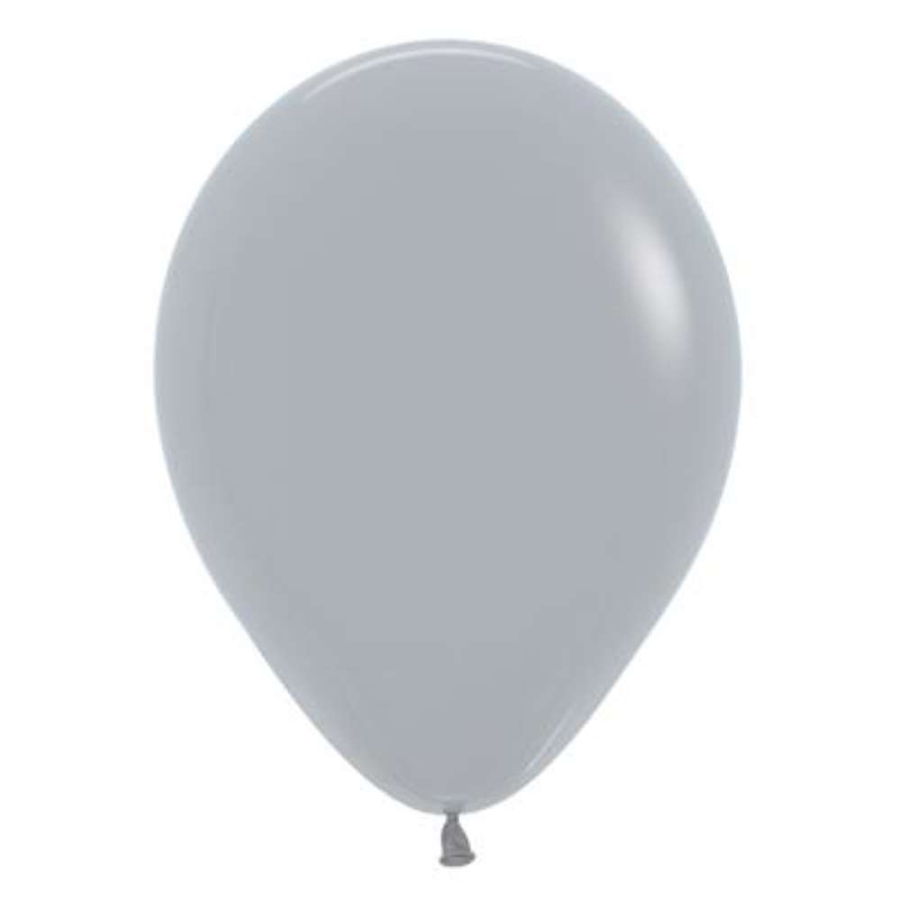 Sempertex Fashion Grey 12" Latex Balloons 50pk