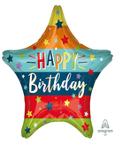Anagram Foil Balloon Birthday Stars & Stripes 18
