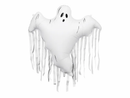 Party Deco Foil Balloon Ghost Tassels 36"