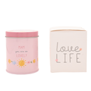Widdop Love Life Tin Candle Mam