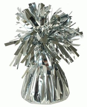 Oaktree Tassel Balloon Weight Silver 6oz