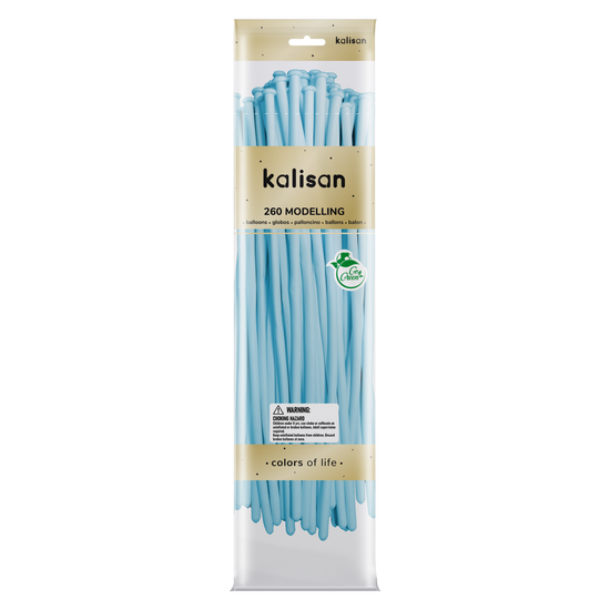 Kalisan 260 Nozzle Up Latex Macaron Blue 50pk
