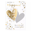 Prelude 6 Pack C50 Engagement cards, set of elegant greeting cards featuring floral designs for special occasions.