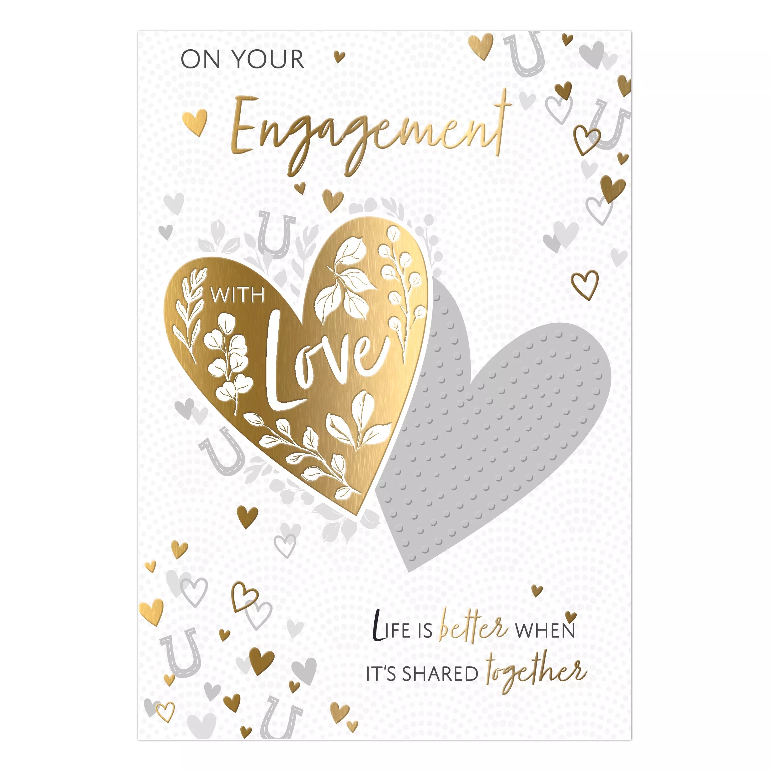 Prelude 6 Pack C50 Engagement cards, set of elegant greeting cards featuring floral designs for special occasions.
