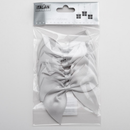Italian Options 6 Pack Ribbon Bows Silver 10cm