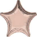 Anagram Foil Balloon Rose Gold Star 18"
