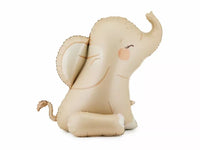PartyDeco Beige Elephant 35" Air Fill Foil Balloon