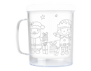 Gem Imports Colour Your Own Christmas Mug