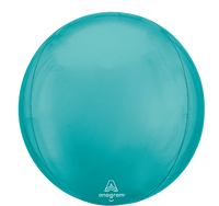 Anagram Foil Balloon Orbz Vibrant Blue 16