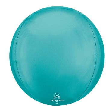 Anagram Foil Balloon Orbz Vibrant Blue 16