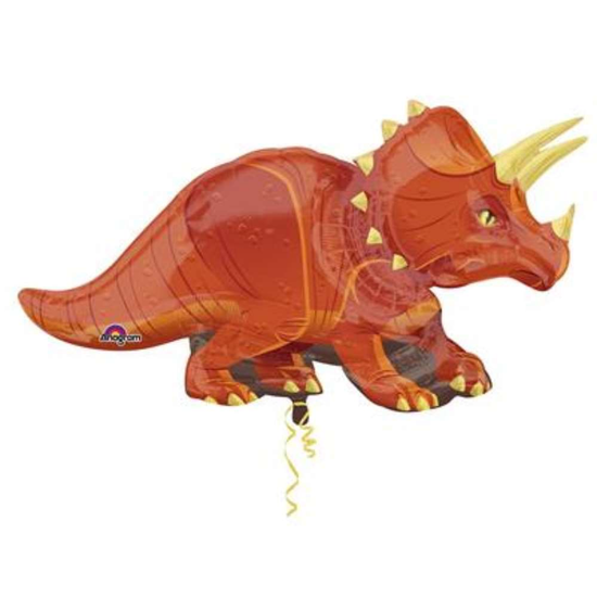 Anagram Foil Balloon Dino Triceratops 42"