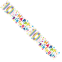 APAC Banner Age 10 Colourful 9ft