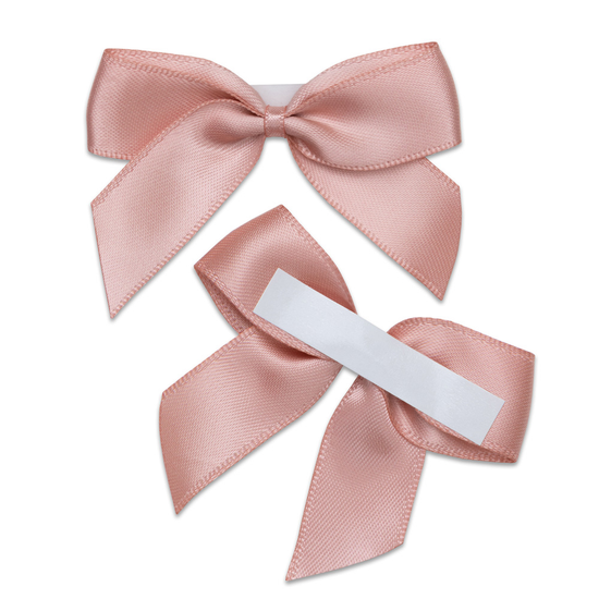 Italian Options 12 Pack Ribbon Bows Rose Gold 5cm