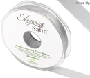 Eleganza Satin Ribbon Silver 15mm x 20m