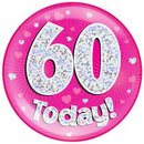 Oaktree Badge 60 Today Pink Jumbo 6