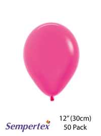 Sempertex Neon Magenta 12" Latex 50pk