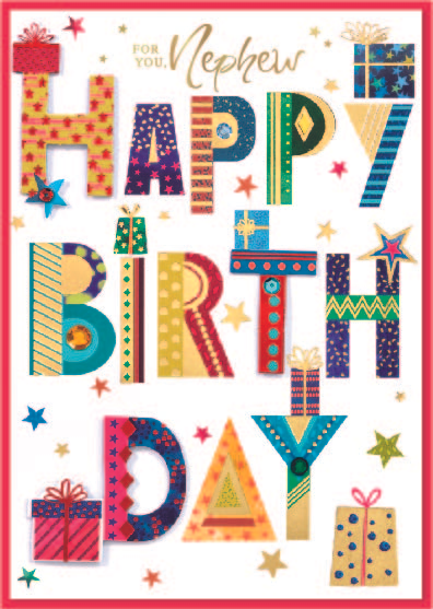 Isabel's Garden 6 Pack Cards C50 Birthday Nephew