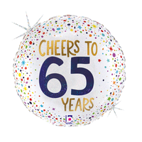 Grabo Foil Balloon Cheers To 65 Years 18"