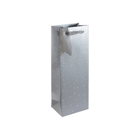 Silver Ombre Bottle Gift Bag 6pk