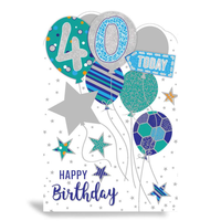 Prelude Platinum C75 Birthday Age 40 6pk