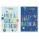Poppyhill 12 Pack Cards C50 Birthday Age 7