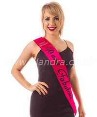 Alandra Satin Sash 40 And Fabulous Hot Pink