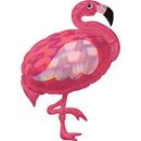 Anagram Hologrpahic Pink Flamingo 33" Foil Balloon