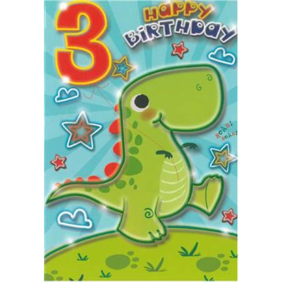 Simon Elvin C50 Birthday Age 3 6pk