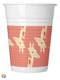 Safari Party 200ml Plastic Cups 8pk